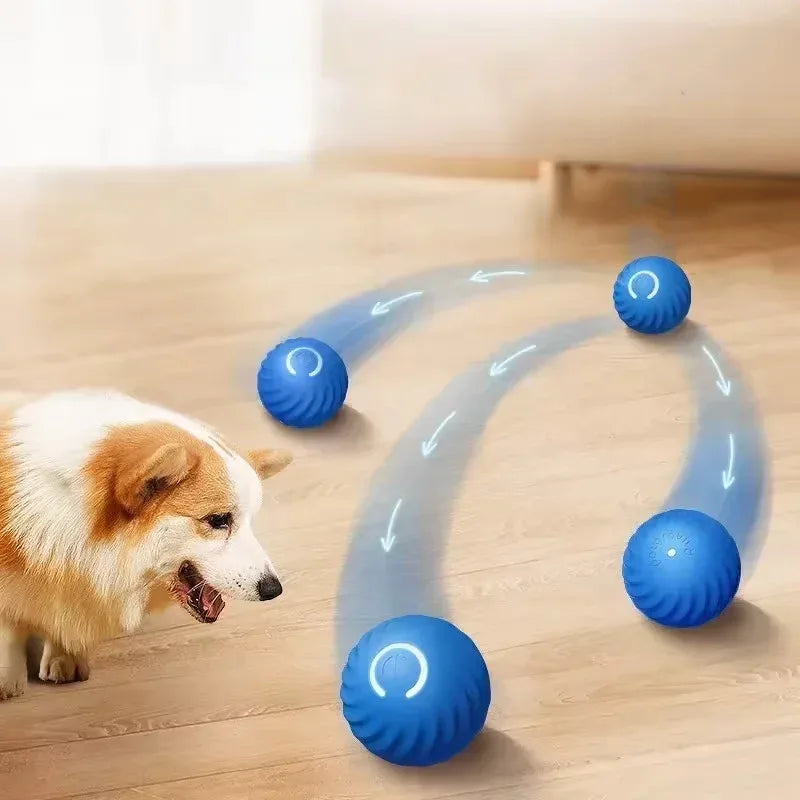 Pelota Inteligente Interactiva para Perros - Recargable con Gravedad