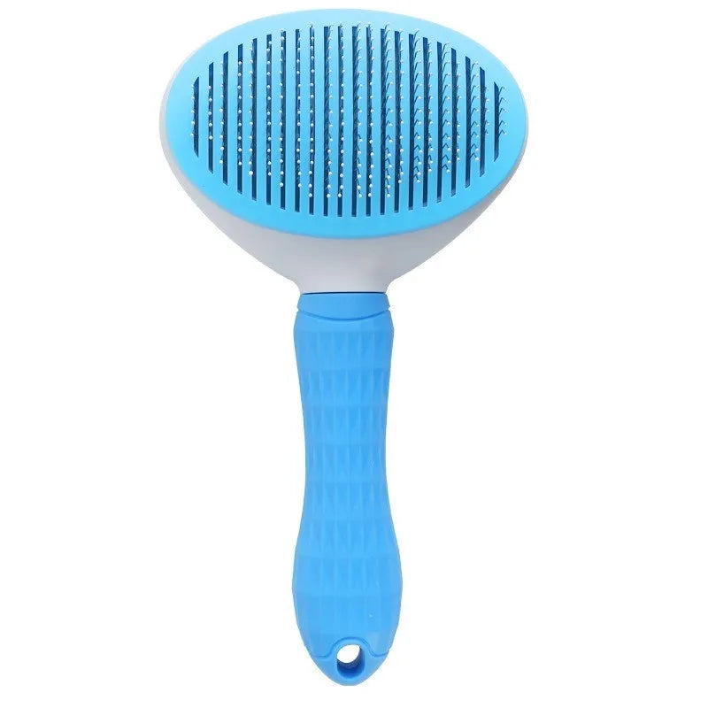 Self-Cleaning Pet Grooming Brush, Grooming Tool for Dogs & Cats, Gentle Hair Removal Comb for Pets