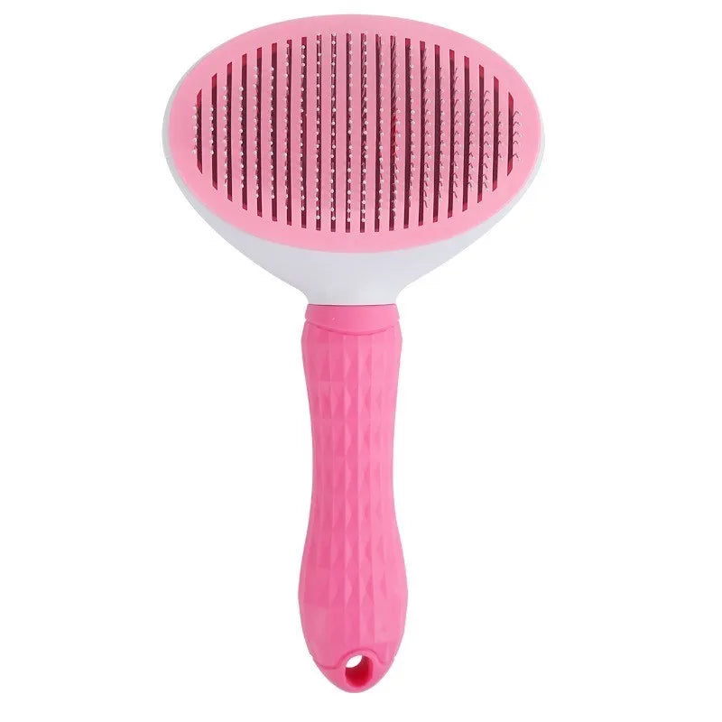 Self-Cleaning Pet Grooming Brush, Grooming Tool for Dogs & Cats, Gentle Hair Removal Comb for Pets