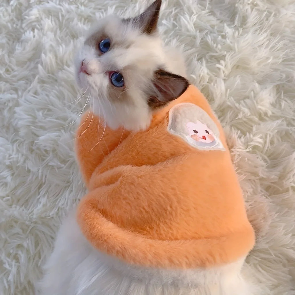 Ropa de Invierno para Gatos - Chaleco Cálido para Gatitos