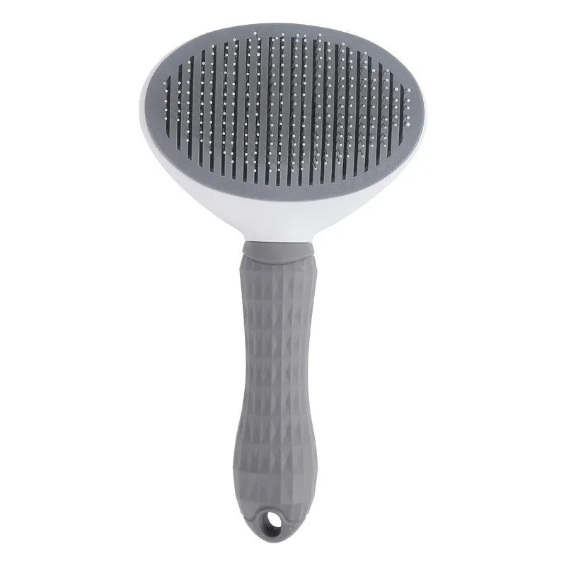 Self-Cleaning Pet Grooming Brush, Grooming Tool for Dogs & Cats, Gentle Hair Removal Comb for Pets