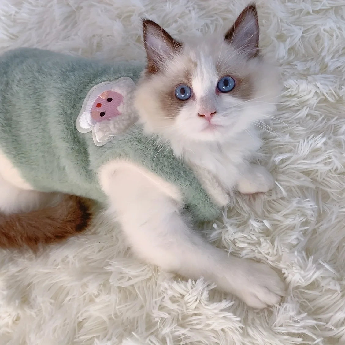 Ropa de Invierno para Gatos - Chaleco Cálido para Gatitos