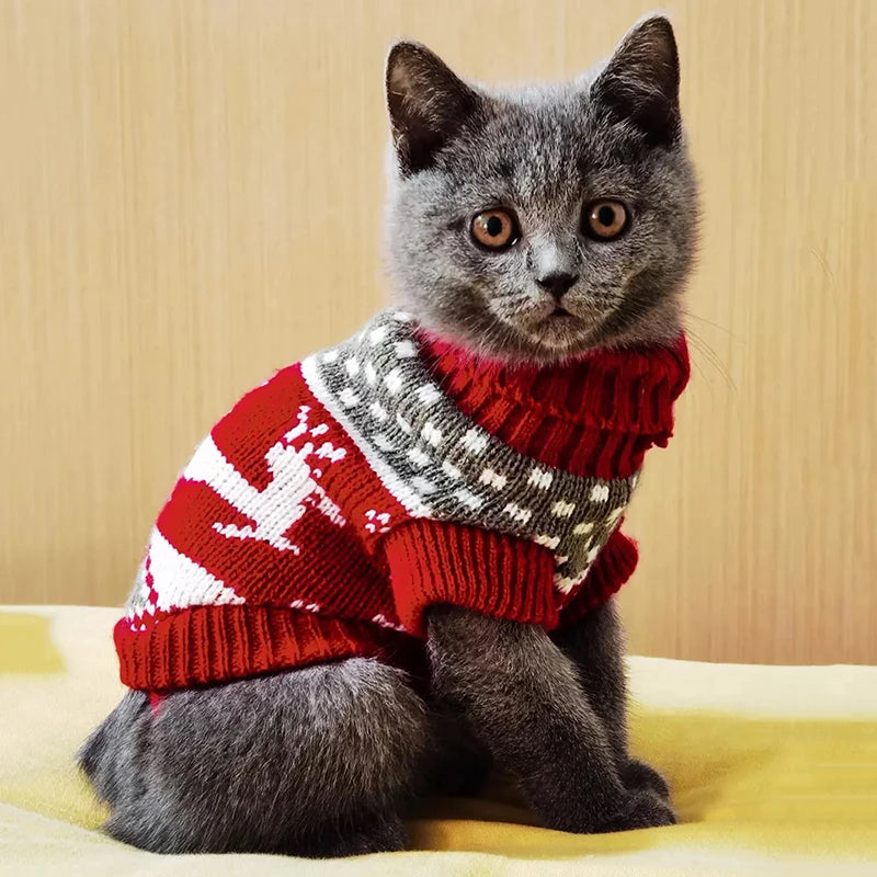 Suéter para Gatos Sphynx - Ropa de Invierno Cálida