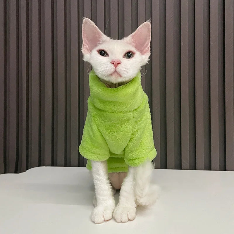 Ropa de Invierno para Gatos sin Pelo Sphynx - Peludo Shop